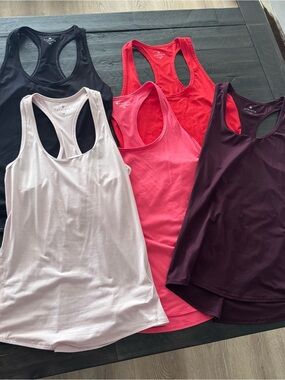 Athleta Chi Women’s Racerback Tank - Pink, Red, Black, Burgundy, Light Pink, XS